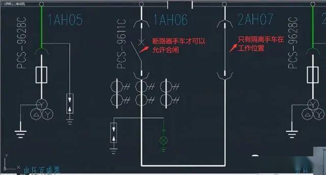 高压开关柜 5防闭锁，三合一2闭锁，零基本电工一眼就能理解
