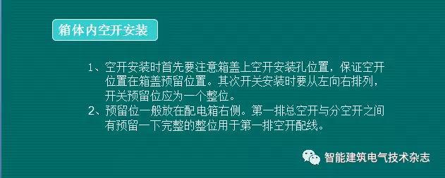 必须收集！配电箱内部布线要求